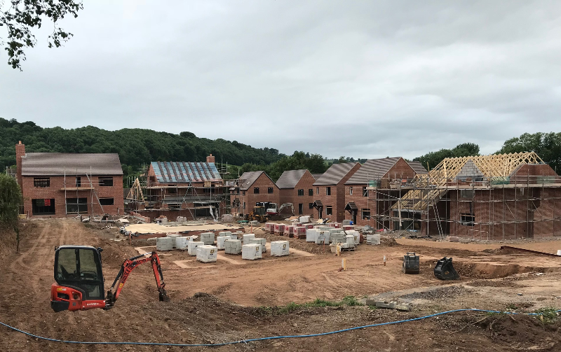 DBA Homes Morville Update - Midsummer...... mid build!