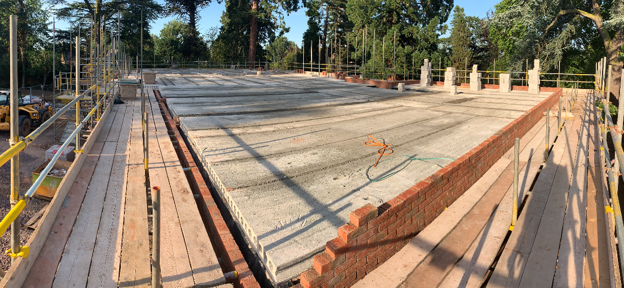 DBA Homes - special project bespoke 6 bedroomed luxury home first floor now in place!