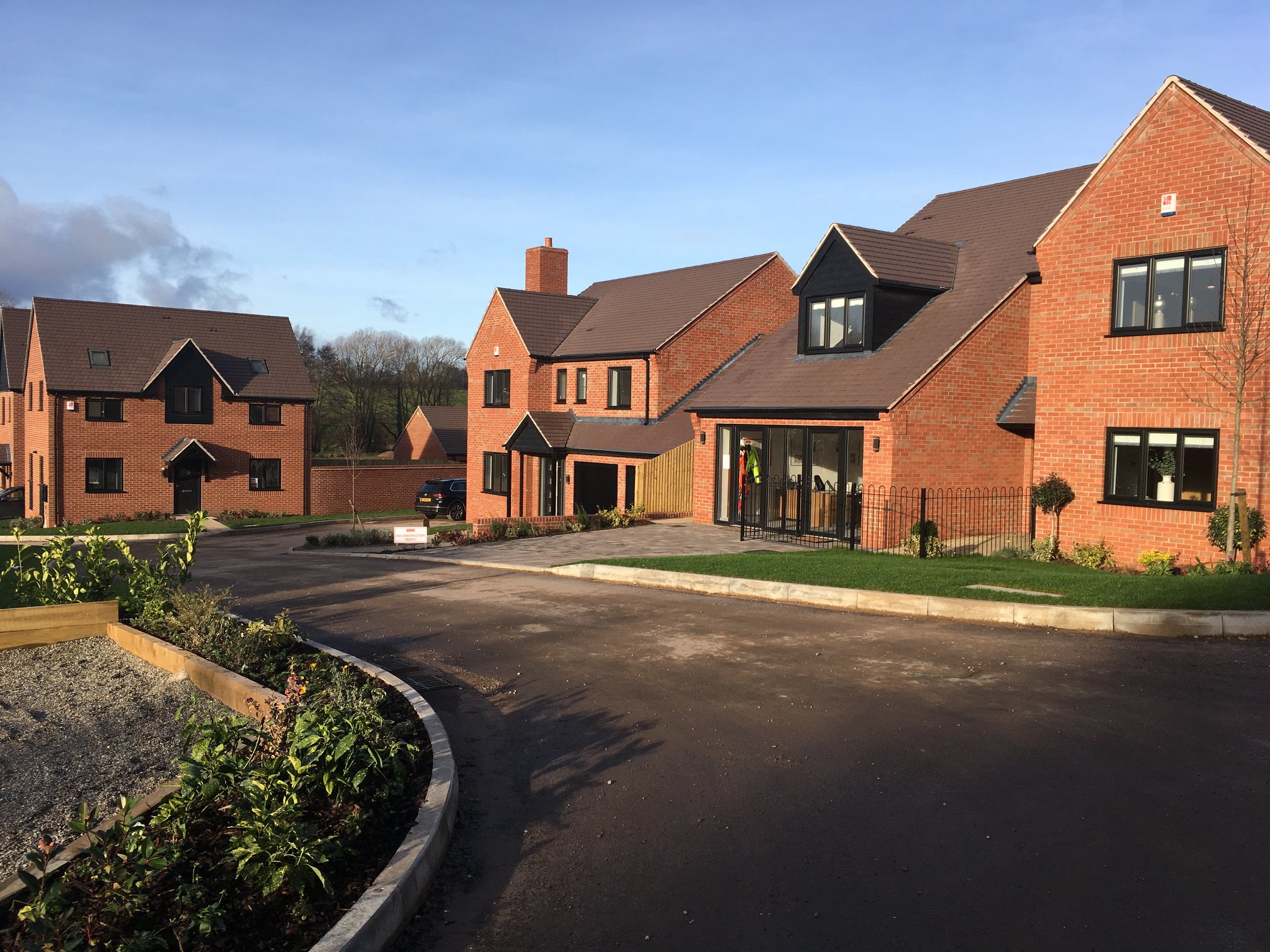 DBA Homes Morville Update - The street scene is coming along nicely!